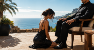 Devoted woman embracing trust, guidance and devotion on Gran Canaria